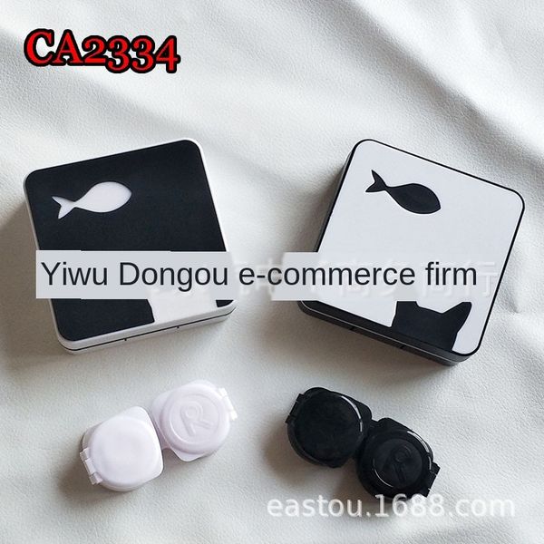 ca2334 black and white classic cat and fish invisible case glasses case nursing glasses box nursing companion box
ca2334 black and white classic cat and fish invisible case glasses case nursing glasses box nursing companion box