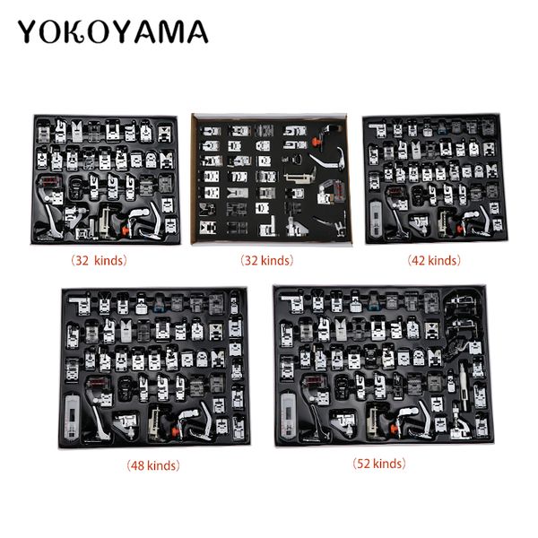 11/32/42/48/52/62/35/45pcs sewing machine parts sets presser foot suit multifunction sewing kit combination machine parts, Black
11/32/42/48/52/62/35/45pcs sewing machine parts sets presser foot suit multifunction sewing kit combination machine parts, Black