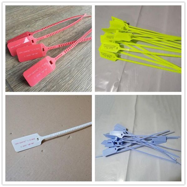 off shoe zip tie red white blue yellow strap ow tag plastic buckle virgial designer c.2017 c.2018 c.2019, White;pink
off shoe zip tie red white blue yellow strap ow tag plastic buckle virgial designer c.2017 c.2018 c.2019, White;pink