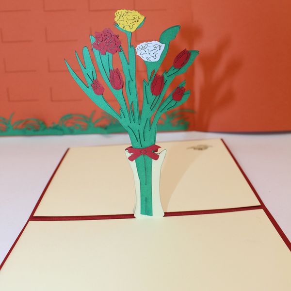 3d handmade happy birthday greeting cards gift fashion hollow tulip flower card for friend party supplie
3d handmade happy birthday greeting cards gift fashion hollow tulip flower card for friend party supplie