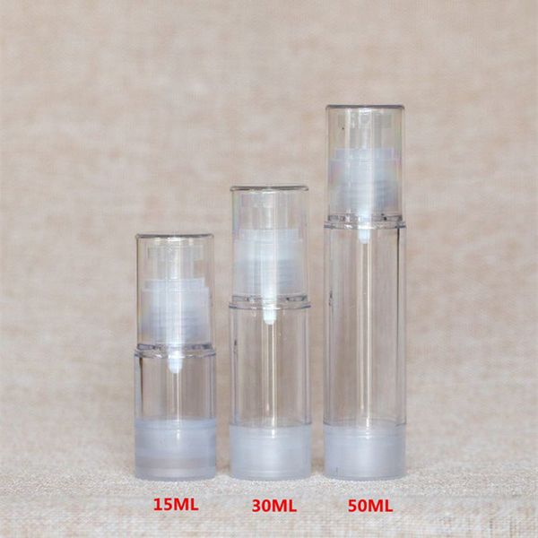 empty 15ml 30ml 50ml airless bottles clear airless vacuum pump lotion bottle cosmetic packagings fast shipping f2310
empty 15ml 30ml 50ml airless bottles clear airless vacuum pump lotion bottle cosmetic packagings fast shipping f2310