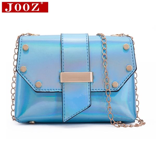 women's patent leather laser shoulder messenger bag new simple rivet chain small square bag summer female
women's patent leather laser shoulder messenger bag new simple rivet chain small square bag summer female
