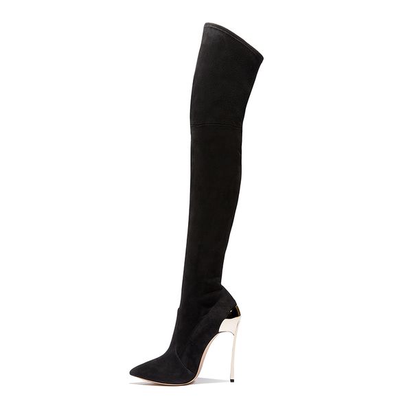 women over the knee boots suede thigh high boots autumn winter ladies fashion high heels boots shoes woman, Black
women over the knee boots suede thigh high boots autumn winter ladies fashion high heels boots shoes woman, Black