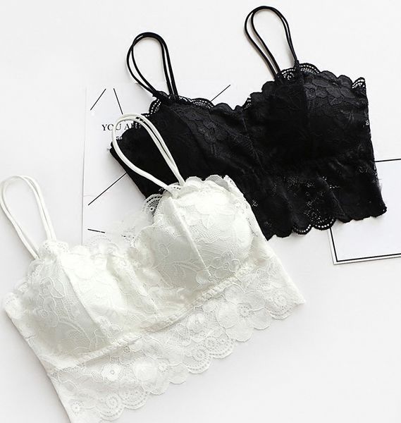 women bra vest chest padded tank for women wearing fitness underwear lace bralette crop ladies, White
women bra vest chest padded tank for women wearing fitness underwear lace bralette crop ladies, White