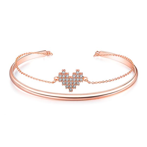 luxury rose gold heart white crystal double chain bracelet luxury designer jewelry women wedding party bracelet 3-kh549, Golden;silver
luxury rose gold heart white crystal double chain bracelet luxury designer jewelry women wedding party bracelet 3-kh549, Golden;silver