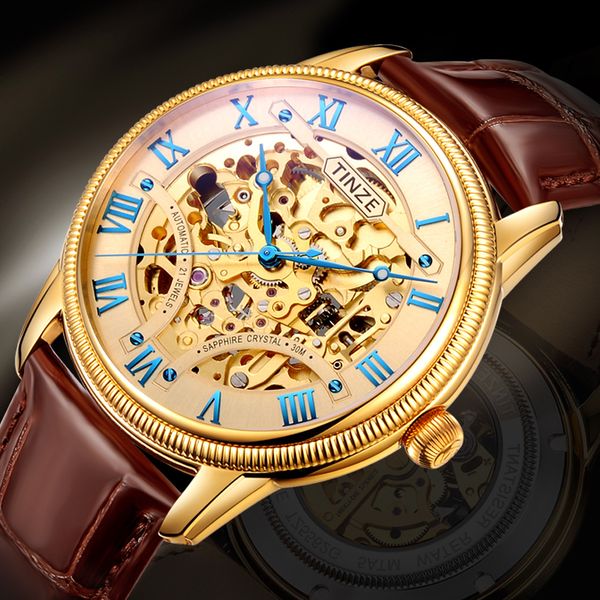 uhren herren montre automatique homme luxe gold watch erkek otomatik saat self winding mens homem japanese miyota movement, Slivery;brown
uhren herren montre automatique homme luxe gold watch erkek otomatik saat self winding mens homem japanese miyota movement, Slivery;brown