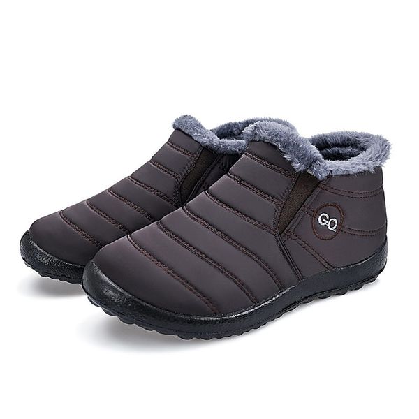 men boots warm plush 2019 fashion slip on waterproof boots men shoes comfort winter winter footwear zapatos de hombre, Black
men boots warm plush 2019 fashion slip on waterproof boots men shoes comfort winter winter footwear zapatos de hombre, Black