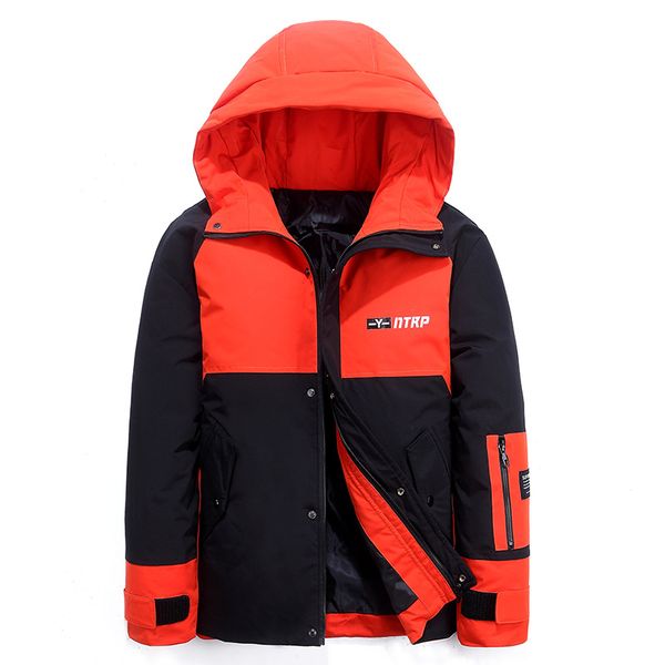 new fashion men's winter parka stand collar duck down jacket men parka color matching warm coat man casual park clothes youth, Black
new fashion men's winter parka stand collar duck down jacket men parka color matching warm coat man casual park clothes youth, Black
