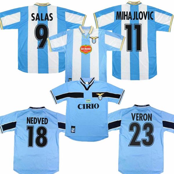 1998 2000 lazio european home retro soccer jersey 1999 salas mihajlovic veron stankovic mancini nesta nedved inzaghi vintage football shirt, Black;yellow
1998 2000 lazio european home retro soccer jersey 1999 salas mihajlovic veron stankovic mancini nesta nedved inzaghi vintage football shirt, Black;yellow