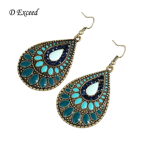 water drop alloy oil drop women's earrings ear stud europe and america complex bitter accessories, Silver
water drop alloy oil drop women's earrings ear stud europe and america complex bitter accessories, Silver