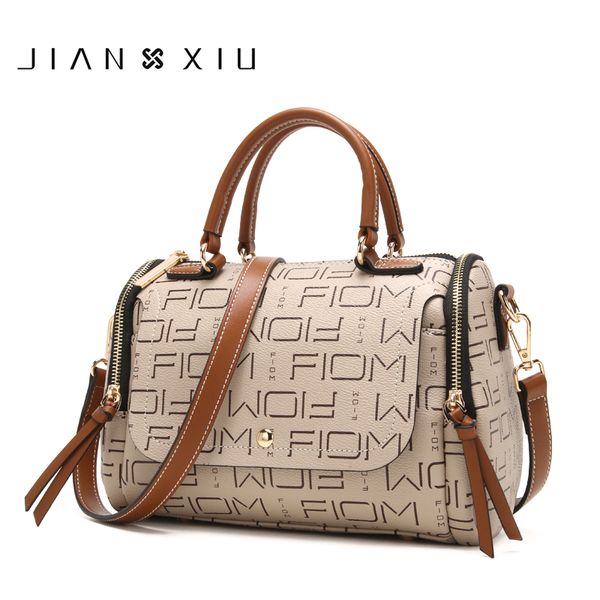 jianxiu brand women pu leather handbag female luxury hand tote bag letter printing 2018 large shoulder messenger boston bags
jianxiu brand women pu leather handbag female luxury hand tote bag letter printing 2018 large shoulder messenger boston bags