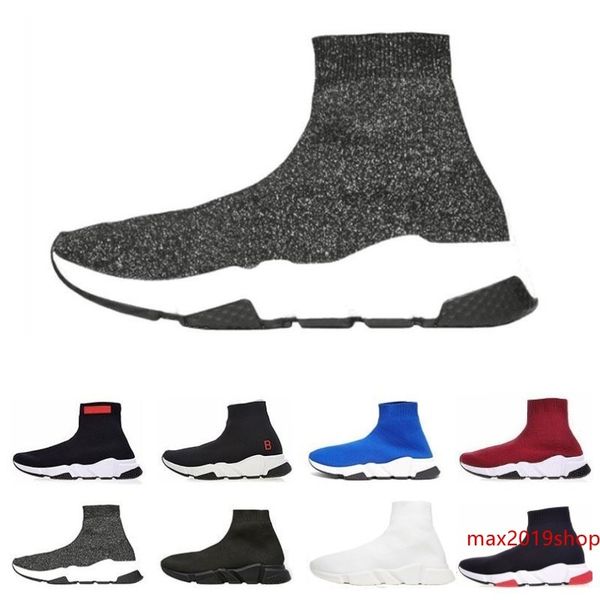 2019 designer men women speed trainer fashion sock shoes black white blue red glitter flat for mens casual trainer runner sneaker size 36-45
2019 designer men women speed trainer fashion sock shoes black white blue red glitter flat for mens casual trainer runner sneaker size 36-45