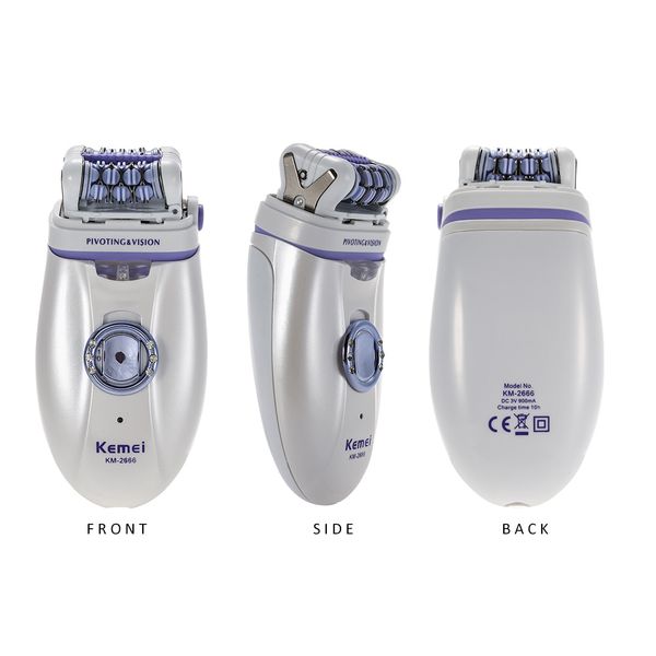 aparelho de depilação kemei epilators hair removal for women female hair cutting machine shaver tool for lady care depilador km-2666
aparelho de depilação kemei epilators hair removal for women female hair cutting machine shaver tool for lady care depilador km-2666