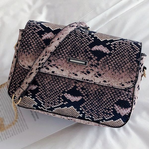 ocardian handbag women snakeskin pattern oneshoulder simple casual panelled hasp leather messenger bag dropship a18
ocardian handbag women snakeskin pattern oneshoulder simple casual panelled hasp leather messenger bag dropship a18
