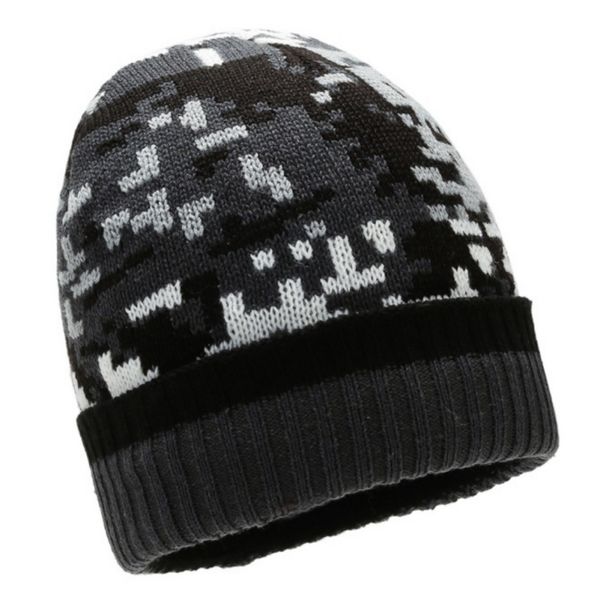 men women new winter elasticity knitting bonnet skullies beanie cap camo thick plush lining warm skiing knitted cuffed beanies, Black
men women new winter elasticity knitting bonnet skullies beanie cap camo thick plush lining warm skiing knitted cuffed beanies, Black