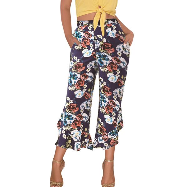 women's pants & capris fashion summer clothing women daily causal printing split high waist stitching wide loose length l19124, Black;white
women's pants & capris fashion summer clothing women daily causal printing split high waist stitching wide loose length l19124, Black;white