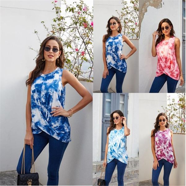 summer 2020 sleeveless printed cross t-shirt women's wear, White
summer 2020 sleeveless printed cross t-shirt women's wear, White