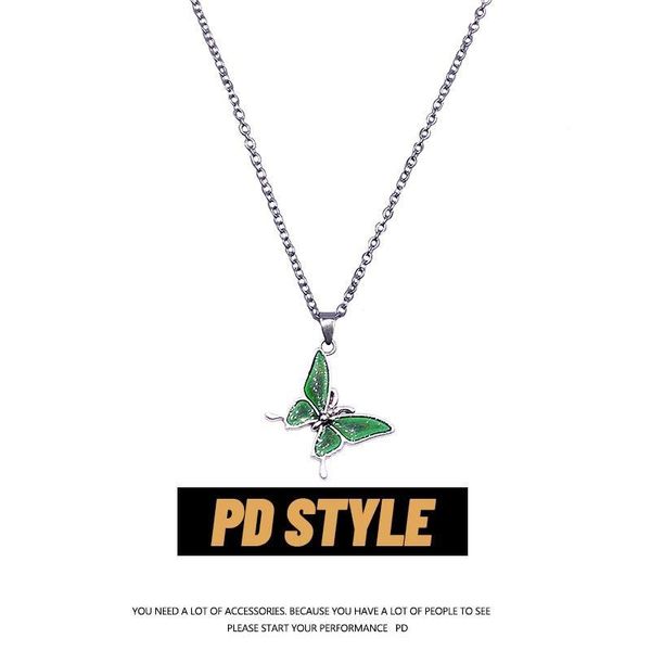 dive into the deep sea homemade warm color changing butterfly necklace female ins cool vintage pendant student couple gift, Silver
dive into the deep sea homemade warm color changing butterfly necklace female ins cool vintage pendant student couple gift, Silver
