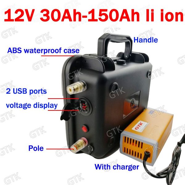 Waterproof 12v 80ah lithium battery 12v 40ah 60ah 100ah 120ah 150ah u b olar energy torage battery fi hing boat 10a charger 
Waterproof 12v 80ah lithium battery 12v 40ah 60ah 100ah 120ah 150ah u b olar energy torage battery fi hing boat 10a charger