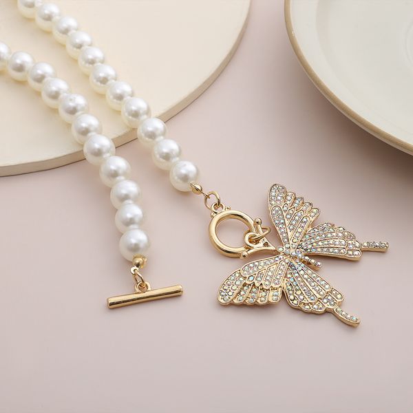 butterfly necklace jewelry link chain butterfly ornaments personalized big butterfly micro-inlaid ornaments female business imitat, Silver
butterfly necklace jewelry link chain butterfly ornaments personalized big butterfly micro-inlaid ornaments female business imitat, Silver