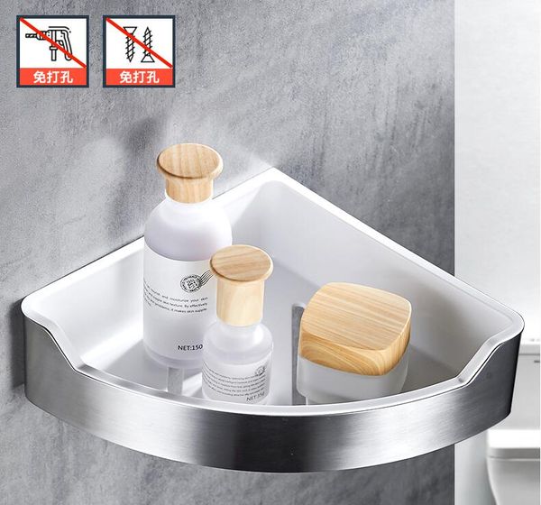 glue style rack bathroom real 304 and abs material corner shelves,bathroom accessories no need drill
glue style rack bathroom real 304 and abs material corner shelves,bathroom accessories no need drill
