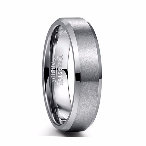 classic tungsten carbide matte men's ring silver tungsten steel wedding band punk bague homme male jewelry
classic tungsten carbide matte men's ring silver tungsten steel wedding band punk bague homme male jewelry