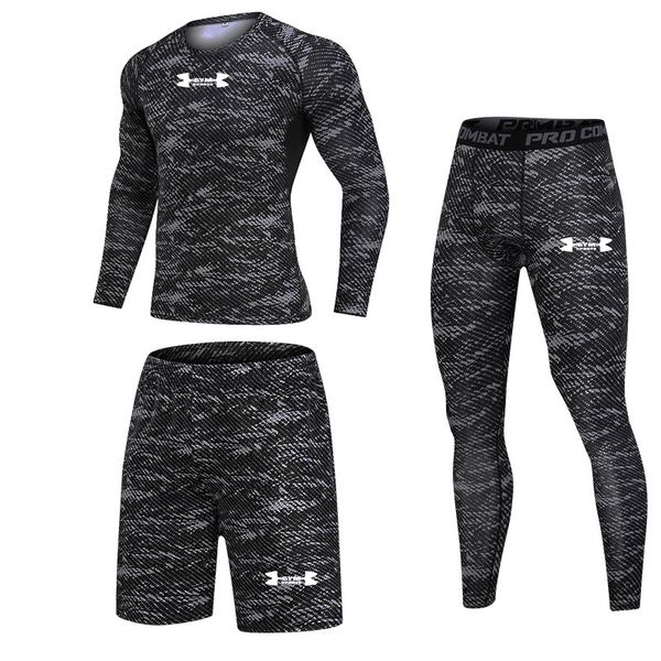 new men's tracksuit 3d prints tight skin compression sport suit men rashguard body gym fitness sport sets, Black;blue
new men's tracksuit 3d prints tight skin compression sport suit men rashguard body gym fitness sport sets, Black;blue