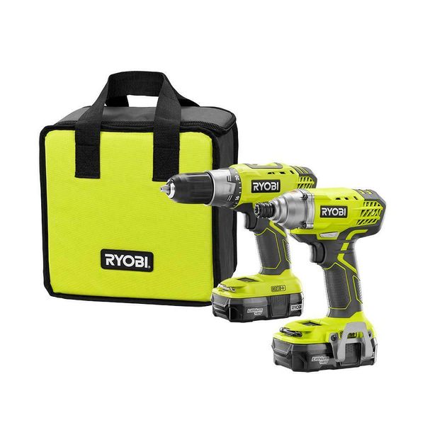 new ryobi power tool combo kit 18-volt lithium-ion cordless battery charger bag
new ryobi power tool combo kit 18-volt lithium-ion cordless battery charger bag