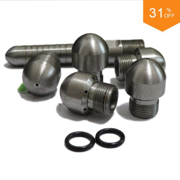 high pressure washer drain pipe cleaning nozzle sets sewer jetter water spray nozzle rotary sewer cleaning
high pressure washer drain pipe cleaning nozzle sets sewer jetter water spray nozzle rotary sewer cleaning