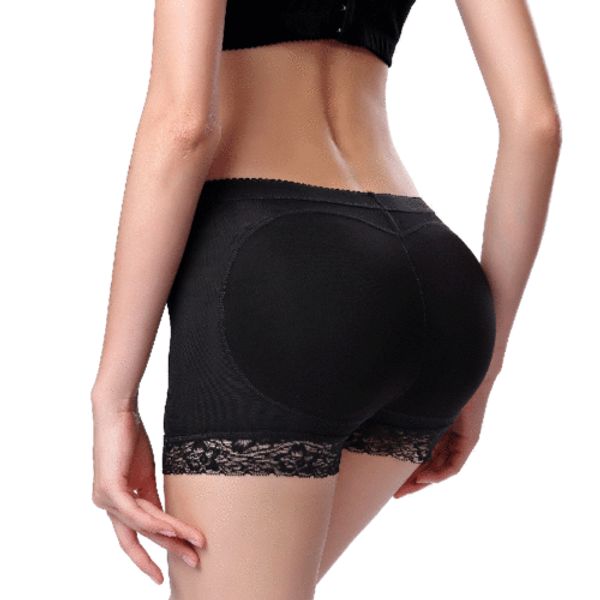 women legging shorts peachy lace padded panties women shape high waist slimming control busty hip, Black
women legging shorts peachy lace padded panties women shape high waist slimming control busty hip, Black