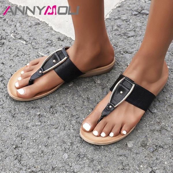 annymoli flats sandals woman flip flop slippers metal decoration slides fashion open toe ladies beach footwear black big size 43
annymoli flats sandals woman flip flop slippers metal decoration slides fashion open toe ladies beach footwear black big size 43