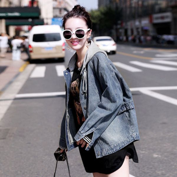 women korean style embroidery patch denim bomber jacket coat long sleeve pockets casual outwear casual coats ladies punk outwear capa, Black;brown
women korean style embroidery patch denim bomber jacket coat long sleeve pockets casual outwear casual coats ladies punk outwear capa, Black;brown