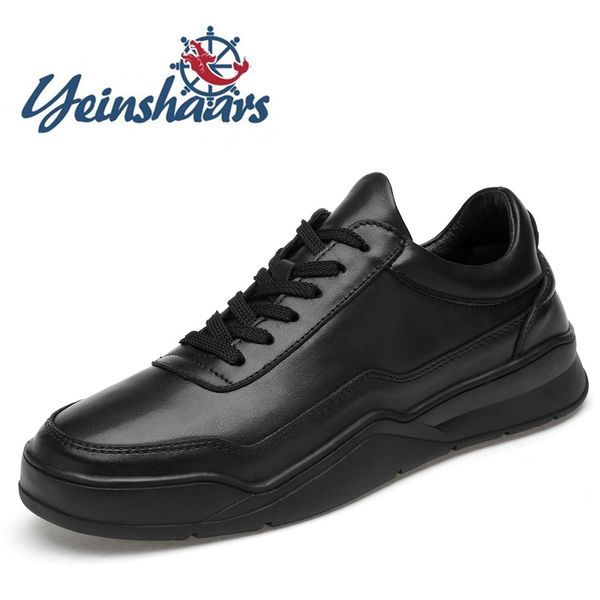 2020 mens shoes classic white shoes genuine leather lightweight walking casual leather sneakers, Black
2020 mens shoes classic white shoes genuine leather lightweight walking casual leather sneakers, Black