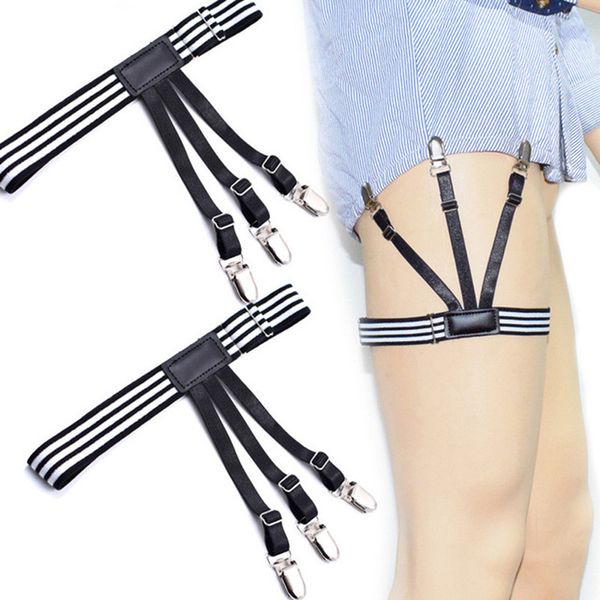 fashion elastic adjustable men's shirt stays holder leg suspenders shirts braces uniform strap shirt garters accessories, Black;white
fashion elastic adjustable men's shirt stays holder leg suspenders shirts braces uniform strap shirt garters accessories, Black;white