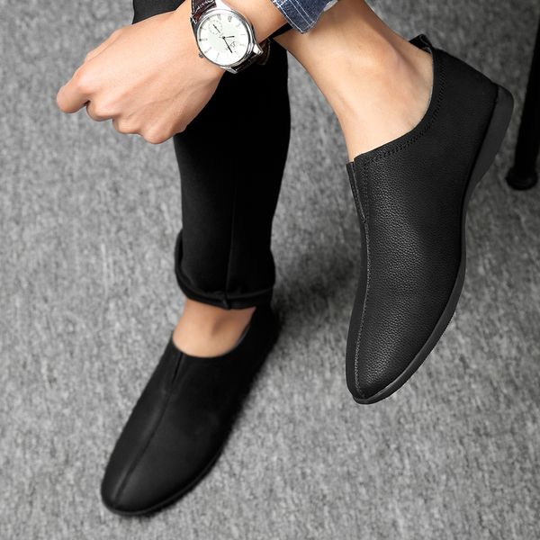 men genuine leather shoes outdoor handmade moccasins leather men loafers design superstar slip on comfort peas flats shoes 5, Black
men genuine leather shoes outdoor handmade moccasins leather men loafers design superstar slip on comfort peas flats shoes 5, Black