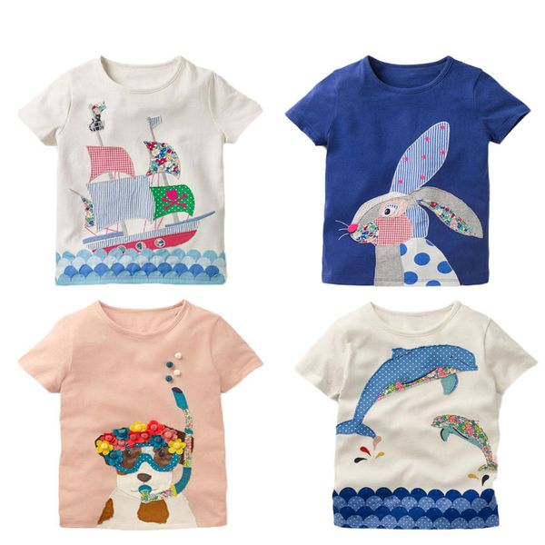Summer Girls T-shirt Cartoon Tops For Kids Cotton Children Shirts 2-12T Teenager Blouse Toddler Tees Baby Outerwear Clothing
Summer Girls T-shirt Cartoon Tops For Kids Cotton Children Shirts 2-12T Teenager Blouse Toddler Tees Baby Outerwear Clothing
