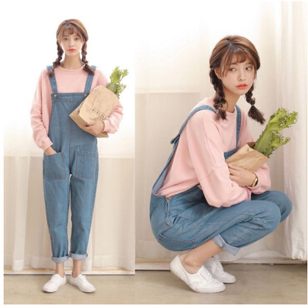 a korean edition slim student leisure uniform jeans female autumn new type belt pants loose, Blue
a korean edition slim student leisure uniform jeans female autumn new type belt pants loose, Blue