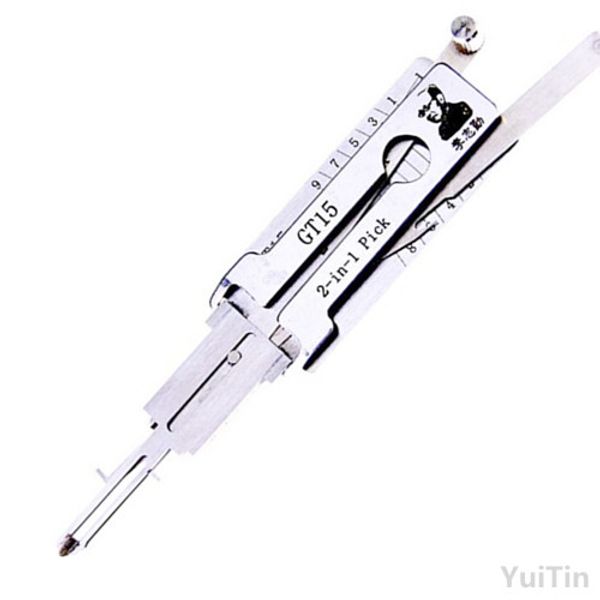 Original Lishi 2 in 1 GT15 Car Door Lock Pick and Decoder Tool Lockpick Set for Fiat
Original Lishi 2 in 1 GT15 Car Door Lock Pick and Decoder Tool Lockpick Set for Fiat