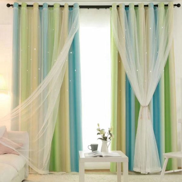 double-layer hollow stars blackout curtain cloth and yarn window blackout curtains drapes purdah living room home textile
double-layer hollow stars blackout curtain cloth and yarn window blackout curtains drapes purdah living room home textile