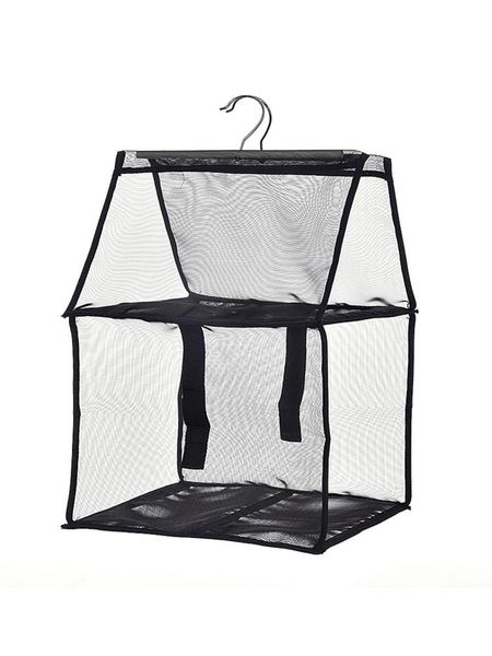 closet hanging bag double-layer clothing storage basket with hook hamper sock scarves cloth organizer 30x30cm
closet hanging bag double-layer clothing storage basket with hook hamper sock scarves cloth organizer 30x30cm