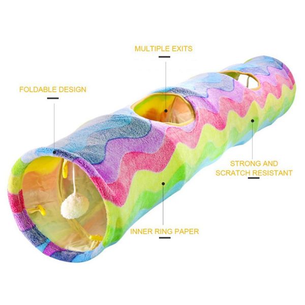 красочные cat игра туннель с squeaky бумаги портативный складной playground трубка для kitten
красочные cat игра туннель с squeaky бумаги портативный складной playground трубка для kitten