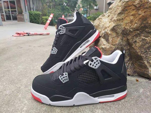 Free Shipping Womens Mens 4 Bred Black Cement Basketball Shoes Man 4s IV Bred Summit White-Fire Red Sneakers Size US 5-13 With Box
Free Shipping Womens Mens 4 Bred Black Cement Basketball Shoes Man 4s IV Bred Summit White-Fire Red Sneakers Size US 5-13 With Box