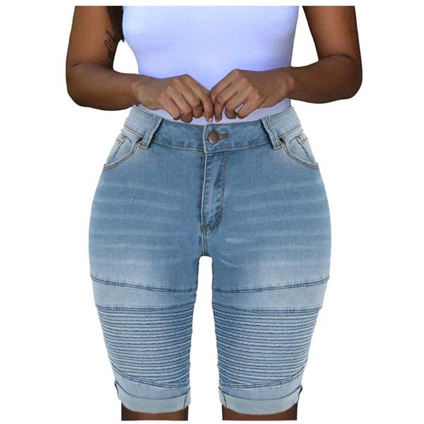 women's jeans stripe ripped women elastic destroyed hole short pants high waist denim shorts femme mujer cintura alta #t2g, Blue
women's jeans stripe ripped women elastic destroyed hole short pants high waist denim shorts femme mujer cintura alta #t2g, Blue