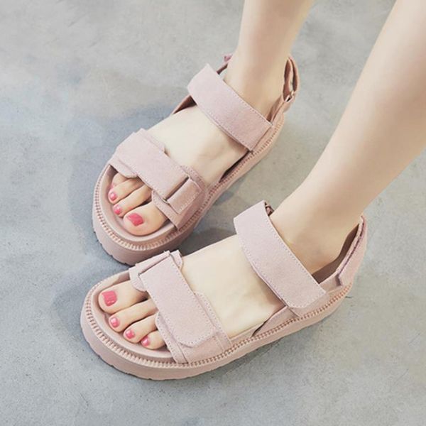 2020 new fashion women sandals soft stitching ladies sandals comfortable flat open toe beach shoes woman footwear, Black 
2020 new fashion women sandals soft stitching ladies sandals comfortable flat open toe beach shoes woman footwear, Black