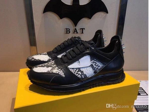 the latest fashionsmall monster eyes camouflage panda style rivet set foot men leather casual shoes size eu18905, Black
the latest fashionsmall monster eyes camouflage panda style rivet set foot men leather casual shoes size eu18905, Black