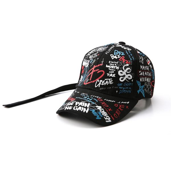 missky 2019 new women men cap adjustable black white color printing graffiti all-matching baseball cap for male female, Blue;gray
missky 2019 new women men cap adjustable black white color printing graffiti all-matching baseball cap for male female, Blue;gray