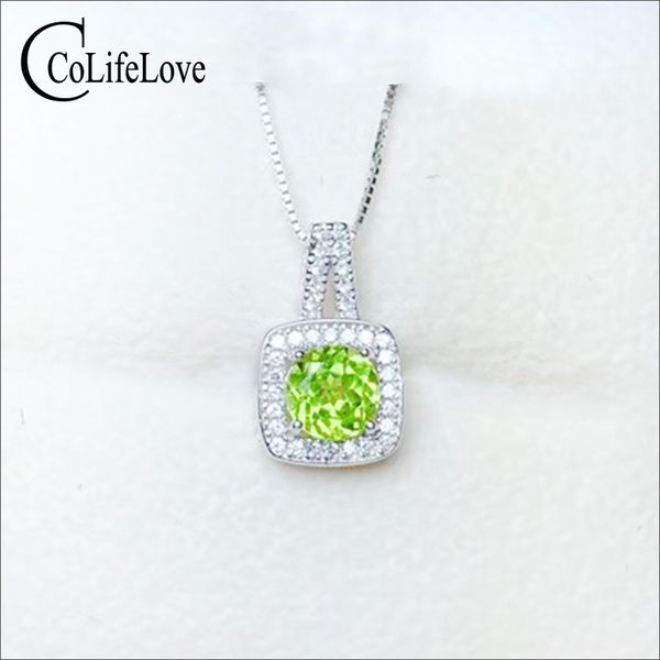 dazzling silver peridot pendant fashion 925 silver peridot jewelry 6 mm natural jewelry romantic birthday gift for woman
dazzling silver peridot pendant fashion 925 silver peridot jewelry 6 mm natural jewelry romantic birthday gift for woman