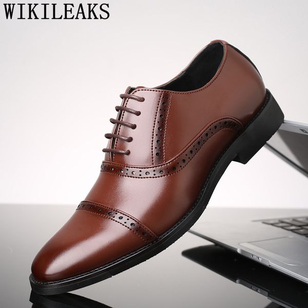 italian brand leather shoes men formal office oxford shoes for men brogues wedding dress heren schoenen stivali donna, Black
italian brand leather shoes men formal office oxford shoes for men brogues wedding dress heren schoenen stivali donna, Black
