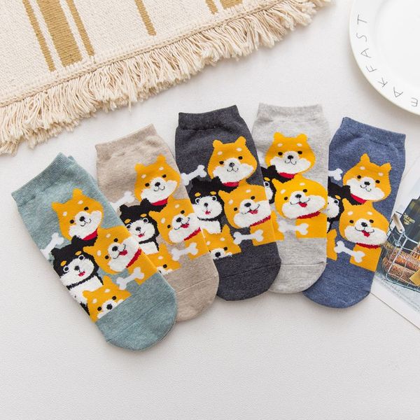 kawaii мультфильм собака хлопка носки смешные сиба-ину мода женский лодочные носки невидимые unisex женщины японский корейский стиль, Black;white
kawaii мультфильм собака хлопка носки смешные сиба-ину мода женский лодочные носки невидимые unisex женщины японский корейский стиль, Black;white