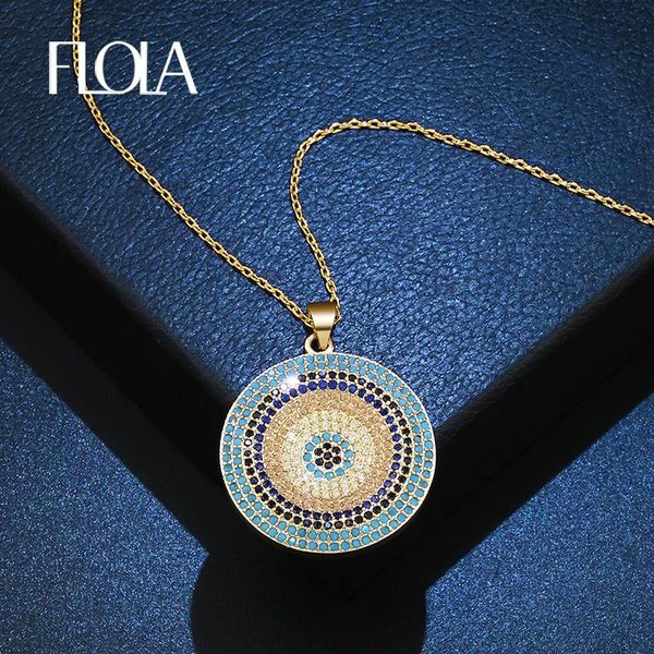 flola turkish round evil eye pendant necklace woman micro pave cz big gold eye long chain necklace silver necklace nken89
flola turkish round evil eye pendant necklace woman micro pave cz big gold eye long chain necklace silver necklace nken89